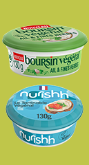 2 produits Boursin® ou Nurishh® Végétal