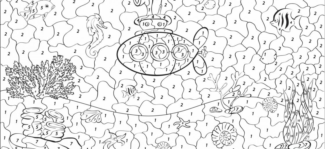 Patience et observation sont les clefs pour réussir ce coloriage
