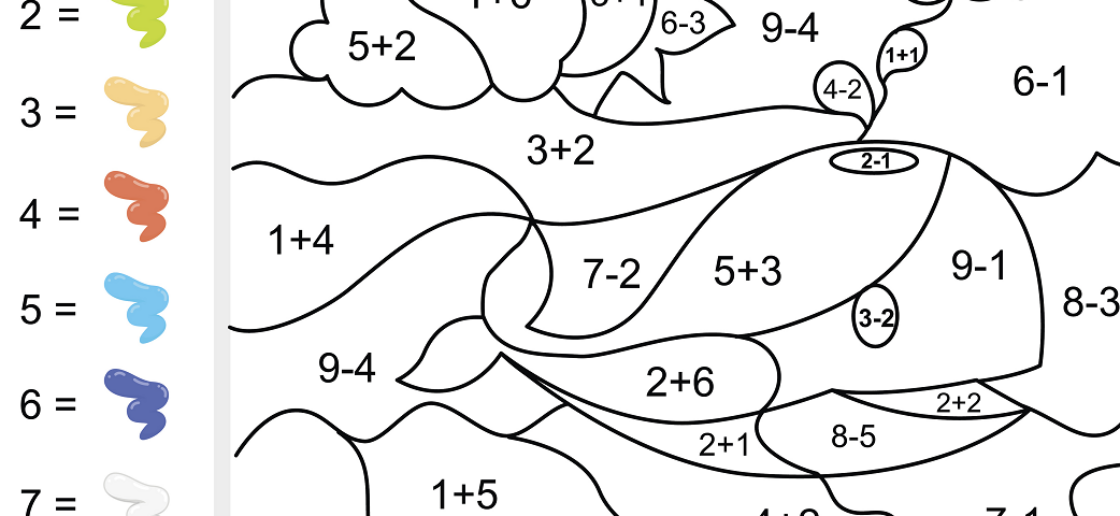 Un peu de calcul avant de colorier   
