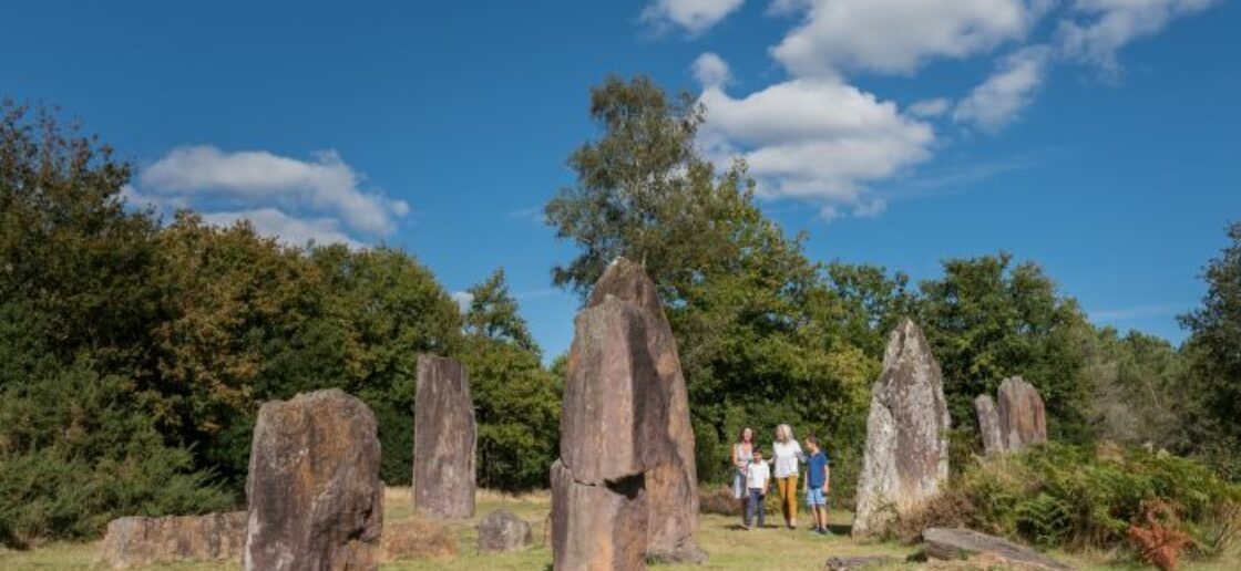 Des mégalithes en pleine forêt ? Seulement à Brocéliande !
