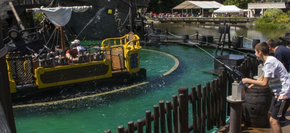 Pirates Attack est une attraction idéale les jours de grosse chaleur
