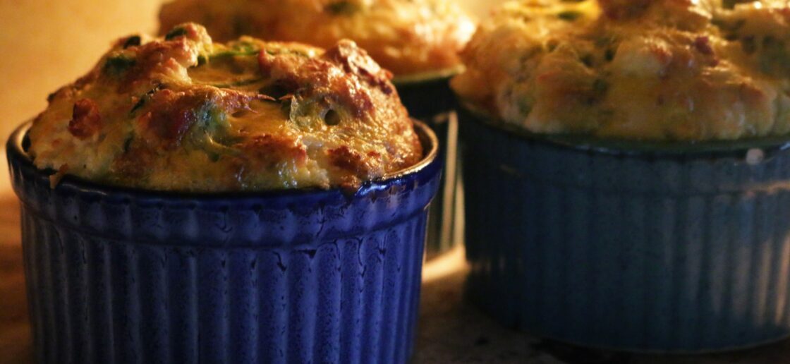 De délicieux soufflés aux épinards pour une recette de février de saison !
