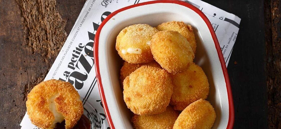 Régalez-vous en partageant les croquettes de Mini Babybel<sup>®</sup> !
 » /></figure><p>Parce qu’ils aiment partager la cuisine revisitée de leur enfance, <a href=