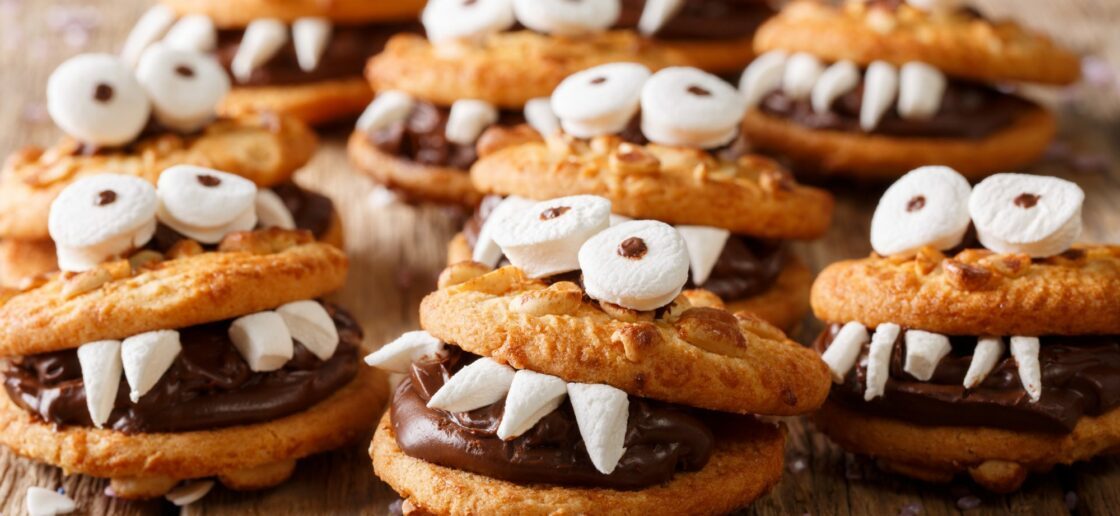 Des petits gâteaux monstrueux à la cacahuète !
