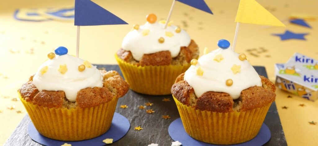 Cupcakes Kiri® aux amandes - La forteresse Kiri®